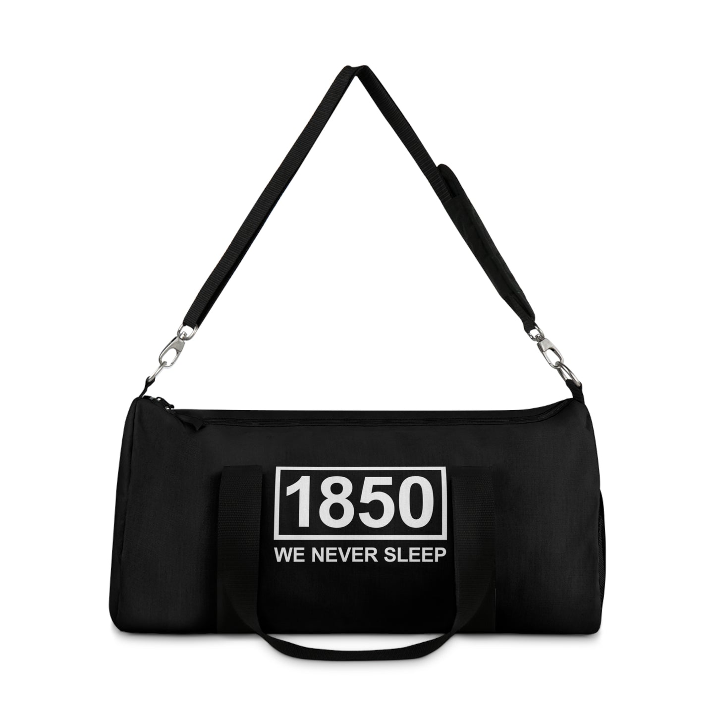 1850 "We Never Sleep" Duffel Bag