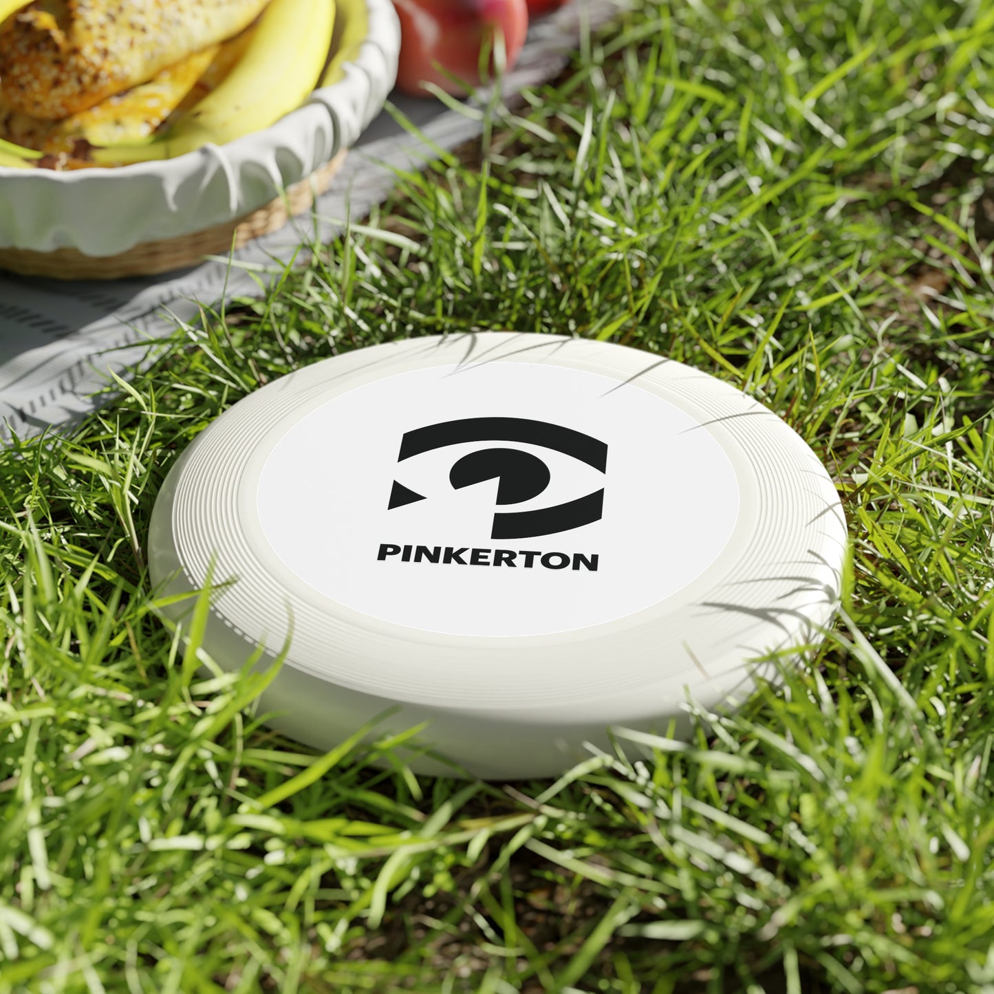 Wham-O Logo Frisbee — Classic Black Flying Disc for Outdoor Play & Parks