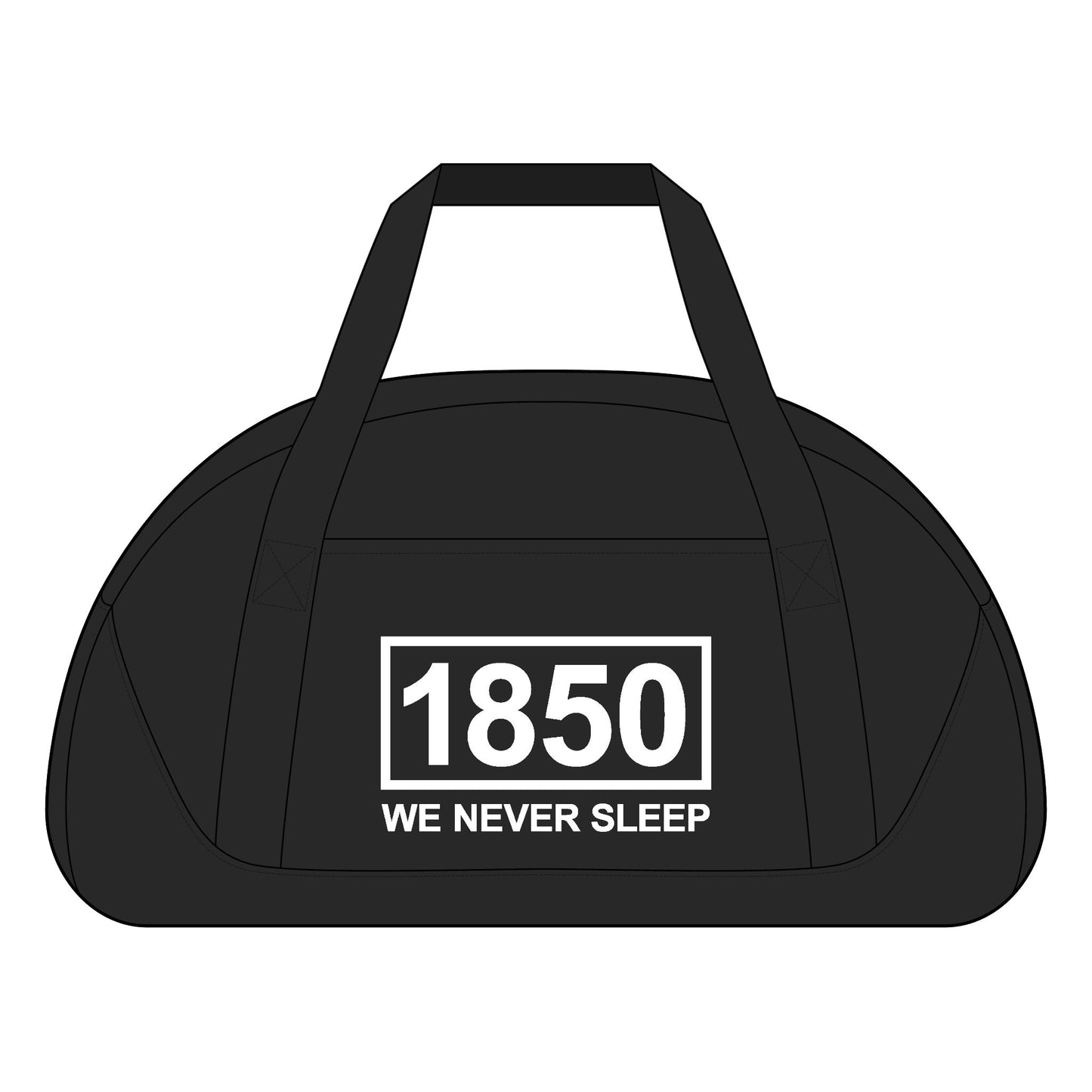 Duffel Bag — 1850 "We Never Sleep"
