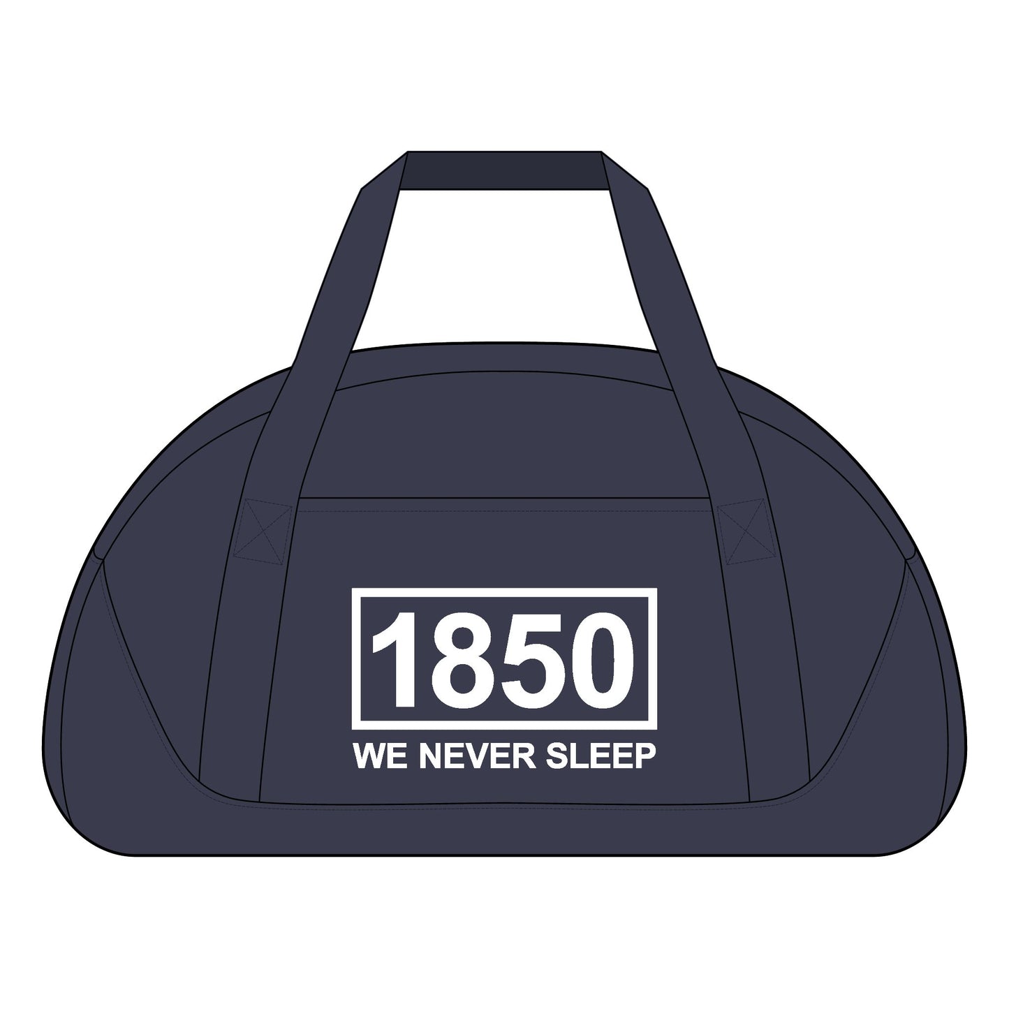 Duffel Bag — 1850 "We Never Sleep"