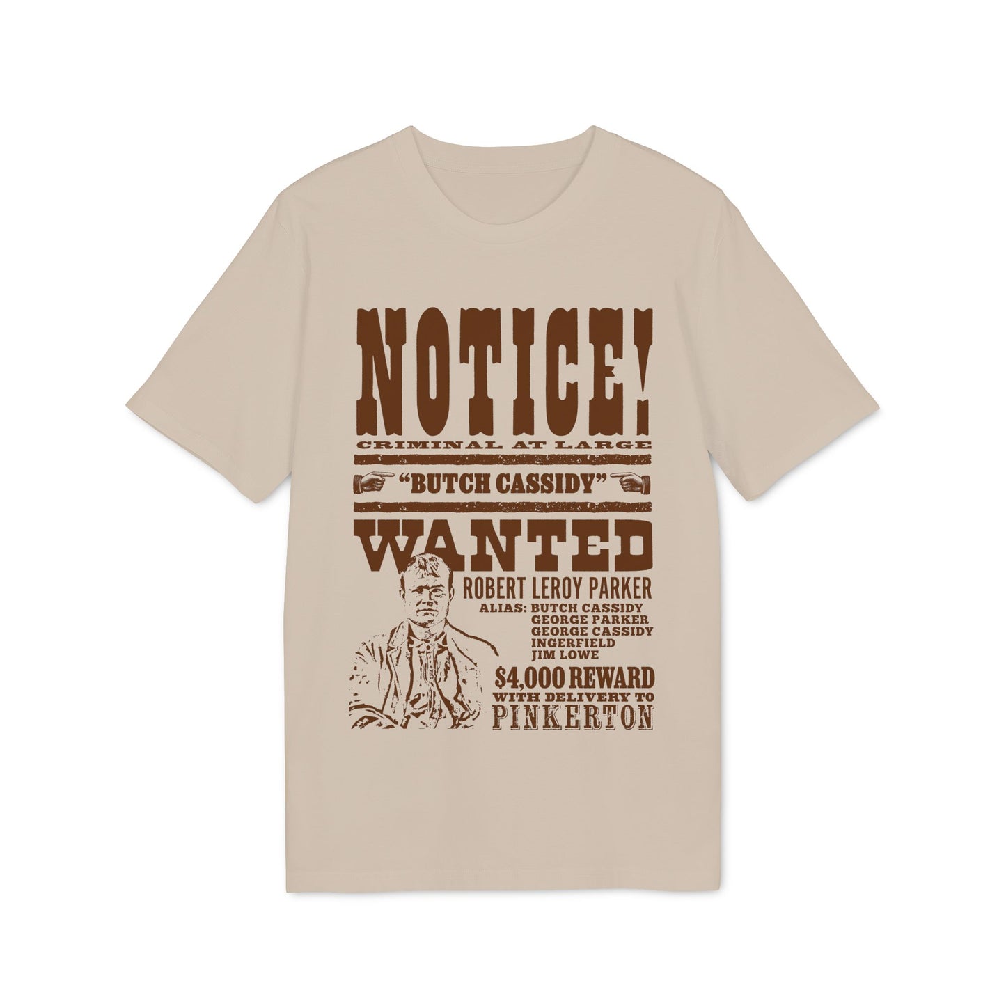 Vintage Wanted T-Shirt - Butch Cassidy